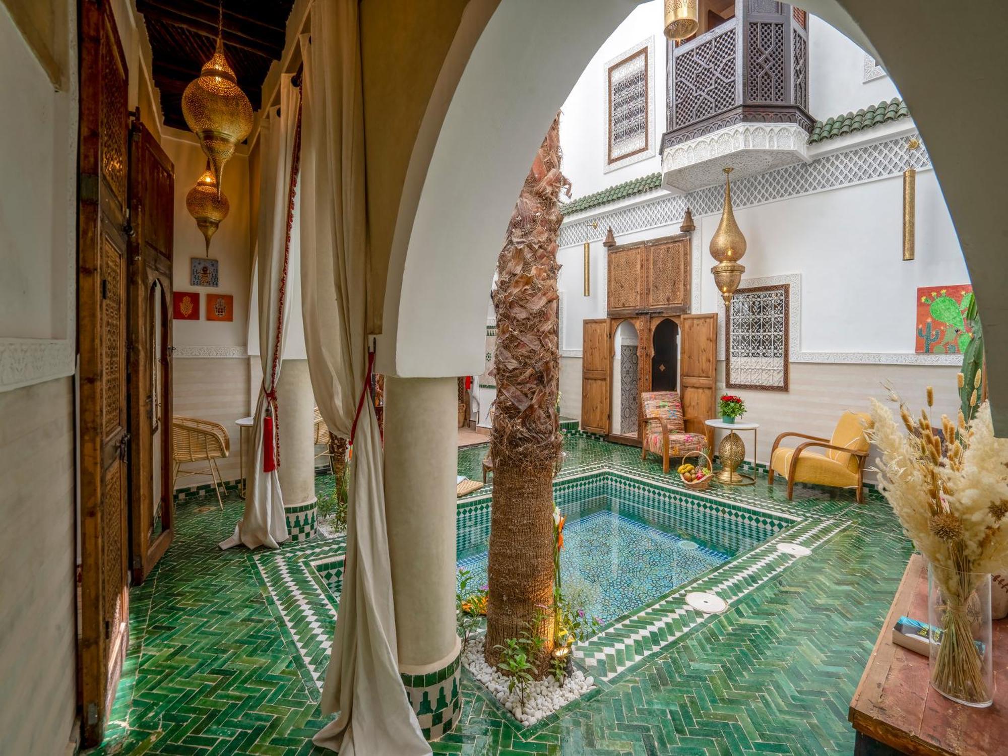 Riad Yalla Habibi Marrakesh Exteriör bild
